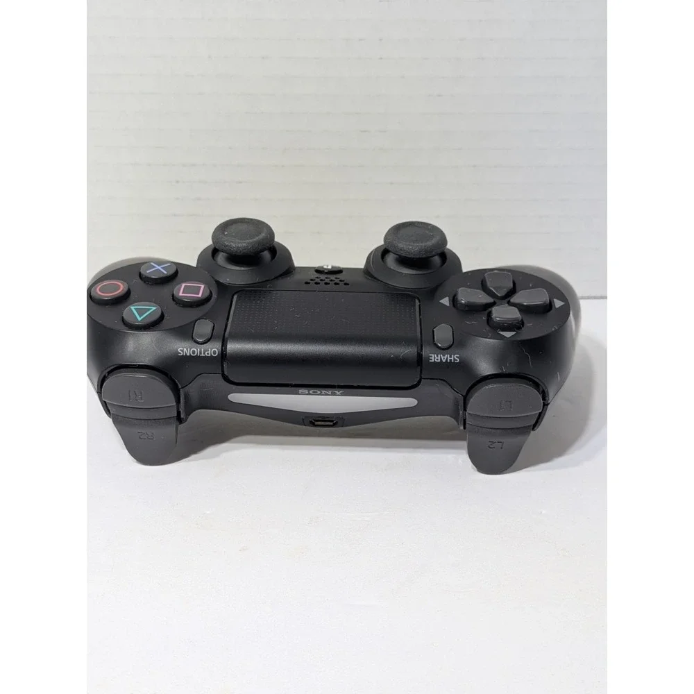 Sony PS4 PlayStation 4 DualShock 4 Wireless Controller Black CUH-ZCT1U - Tested